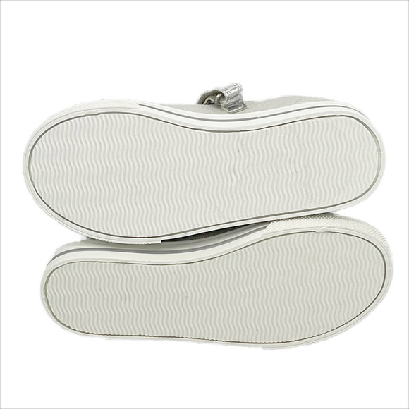 Simple Joys by Carter Mary Jane Sneaker Sparkling Silver Size 12 - Picture 12 of 14